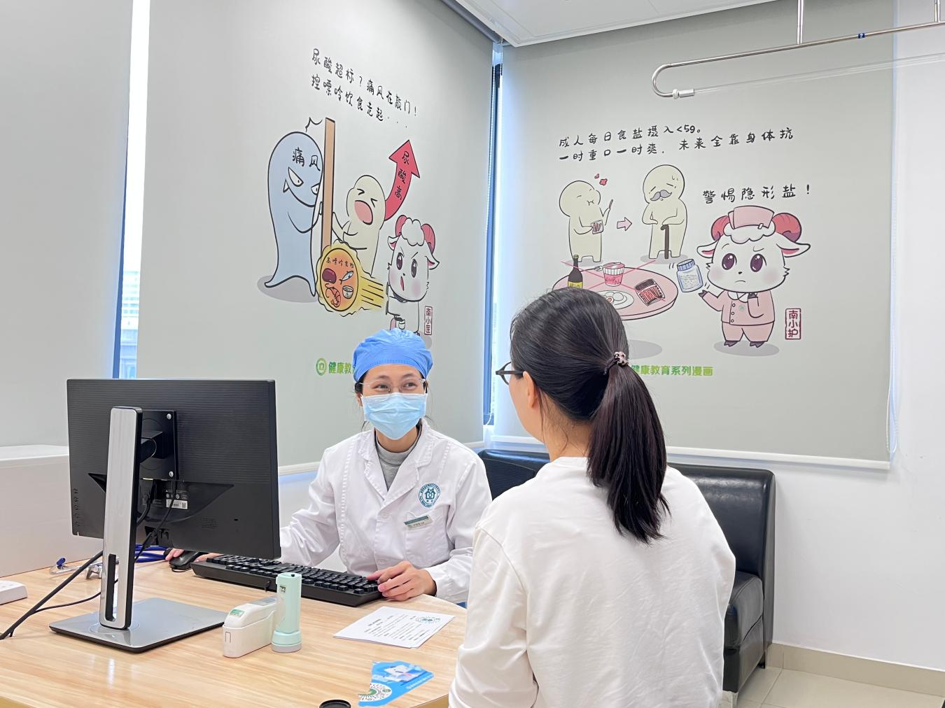 “医护卫康”健康家族IP系列科普漫画。（图片由南村社卫提供）